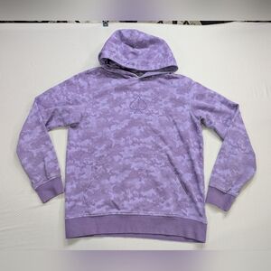 Pins and Aces Casual Golf Long Sleeve Hoodie Mens M Purple Hex Camo